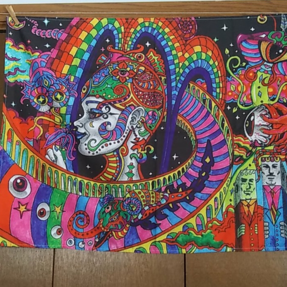 Other - Wall Tapestry Psychedelic Surreal Abstract  NEW